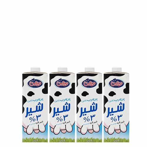 شیر پرچرب میهن 1 لیتری